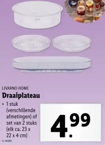 Lidl Livarno home draaiplateau aanbieding