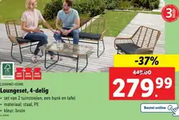 Lidl Livarno home loungeset aanbieding