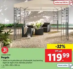 Lidl Livarno home pergola aanbieding