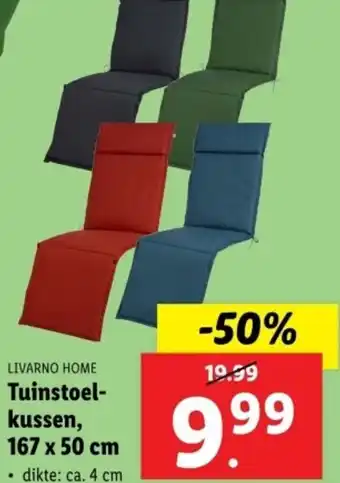 Lidl Livarno home tuinstoelkussen aanbieding