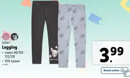 Lidl Disney legging aanbieding