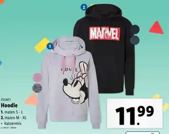 Lidl Disney hoodie aanbieding