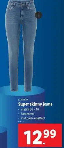 Lidl Esmara super skinny jeans aanbieding