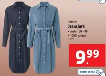 Lidl Esmara jeansjurk aanbieding