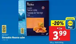 Lidl Nautica gerookte noorse zalm aanbieding