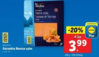 Lidl Nautica gerookte noorse zalm aanbieding