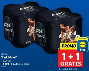 Lidl Victoria sterk blond 8.5% vol aanbieding