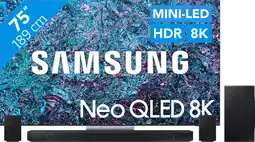 Coolblue Samsung Neo QLED 8K 75QN900D (2024) + Barre de Son aanbieding