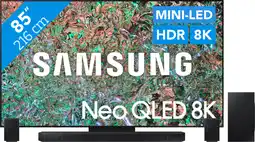 Coolblue Samsung Neo QLED 8K 85QN800D (2024) + Barre de Son aanbieding