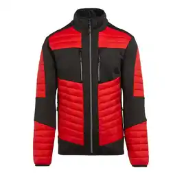 Decathlon Heren EVolve Thermal Hybride Jas (Klassiek rood/zwart) aanbieding