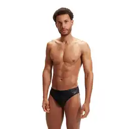 Decathlon SPEEDO SPEEDO Zwemkledij ECO MEDLEY LOGO 7CM BRIEF BLA/GRE HEREN BlaGre aanbieding