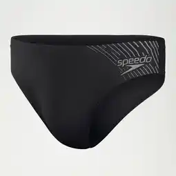 Decathlon SPEEDO SPEEDO Zwemkledij ECO MEDLEY LOGO 7CM BRIEF BLA/GRE HEREN BlaGre aanbieding