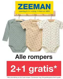 Zeeman Alle rompers aanbieding