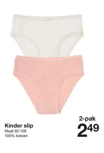 Zeeman Kinder slip aanbieding