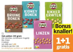 Albert Heijn Hak pakken 380 gram aanbieding