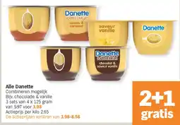 Albert Heijn Alle Danette aanbieding