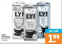 Albert Heijn Oatly! literpakken aanbieding