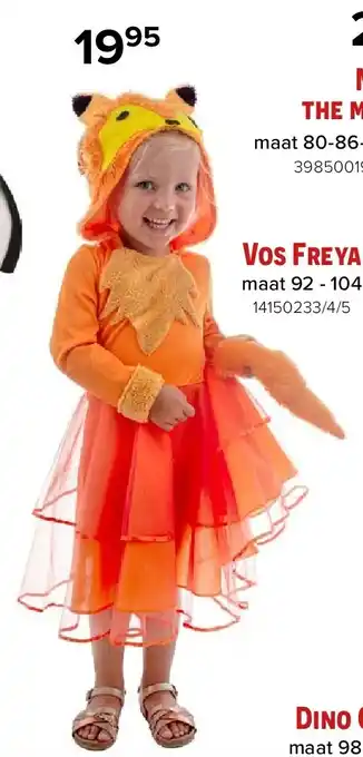 Euroshop Vos Freya maat 92 - 104 aanbieding