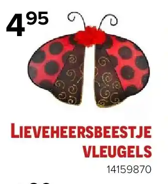 Euroshop Lieveheersbeestje vleugels aanbieding