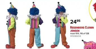 Euroshop Regenboog Clown jongen aanbieding