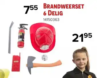 Euroshop Brandweerset 6 Delig aanbieding