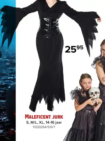 Euroshop Maleficent jurk aanbieding