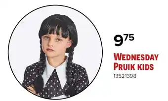 Euroshop Wednesday Pruik kids aanbieding