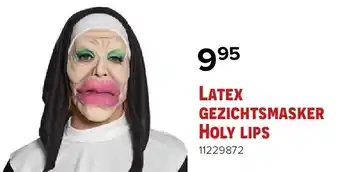 Euroshop Latex gezichtsmasker Holy lips aanbieding