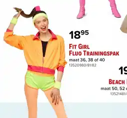 Euroshop Fit Girl Fluo Trainingspak aanbieding