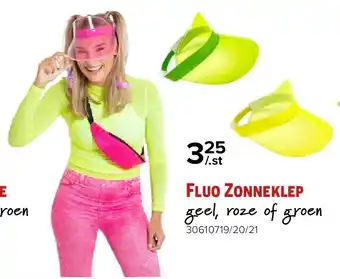 Euroshop Fluo Zonneklep aanbieding