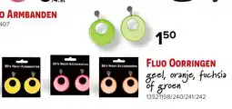 Euroshop Fluo Oorringen aanbieding