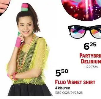 Euroshop Fluo Visnet shirt aanbieding