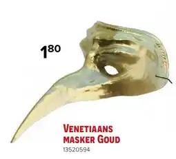 Euroshop Venetiaans masker Goud aanbieding