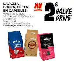 Jumbo LAVAZZA BONEN, FILTER EN CAPSULES aanbieding