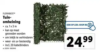 Lidl Florabest Tuin omheining aanbieding
