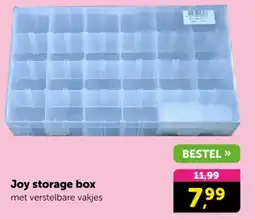 Boekenvoordeel Joy storage box aanbieding