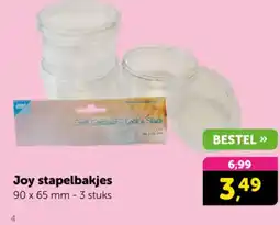 Boekenvoordeel Joy stapelbakjes aanbieding