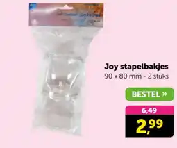 Boekenvoordeel Joy stapelbakjes aanbieding