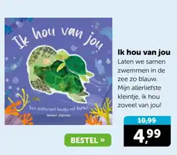 Boekenvoordeel Ik hou van jou aanbieding