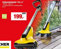 Hubo Karcher terrasreiniger "PCL 4" aanbieding