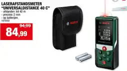 Hubo Bosch laserafstandsmeter universaldistance 40 c aanbieding