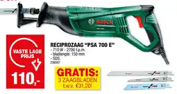 Hubo Bosch reciprozaag PSA 700 E aanbieding