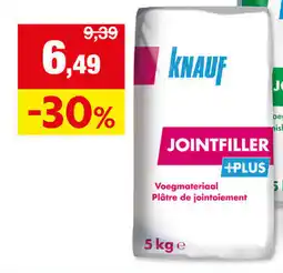 Hubo Knauf voegproduct jointfiller plus aanbieding