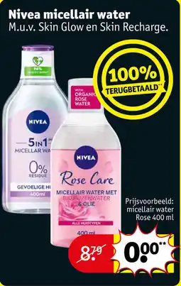 Kruidvat Nivea micellair water aanbieding