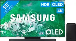 Coolblue Samsung OLED 4K 55S90D (2024) + Barre de Son aanbieding