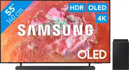 Coolblue Samsung OLED 4K 55S85D (2024) + Barre de Son aanbieding