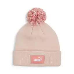 Decathlon FC beanie met pompon voor jongeren PUMA Island Pink aanbieding