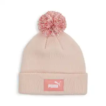 Decathlon FC beanie met pompon voor jongeren PUMA Island Pink aanbieding