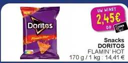 Cora Snacks DORITOS aanbieding