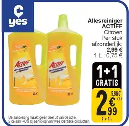 Cora Allesreiniger ACTIFF aanbieding